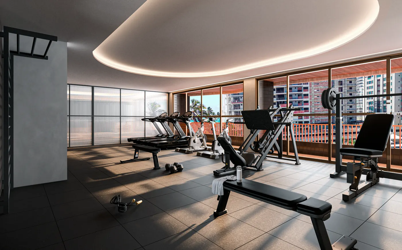 Espaço fitness do Altimus